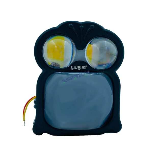 HJG New Fog Light with Animated Eye Light White/Yellow Foglight with Animated Eye For Decor Universal for Car and Bike Fog Eye Combo with Flashing Universal for Motorcycle, Car, SUV Pack of 1 Eye Light HJG Eye Light Type 1, Animated Eye Light, Pack of 1 - Image 2