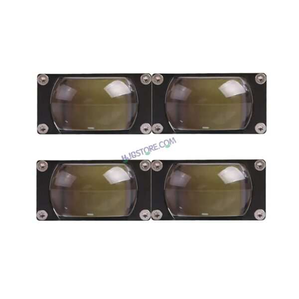 HJG Original Waymaker 2 LED New Model Slim Drive Dual Colour Fog Light Mini Drive Light Version 4 With Red Devil Eye And Wiring With Canbus For All Cars and Motorcycles (2Pcs) HJG Waymaker Foglight HJG New Model 2 LED - Image 5