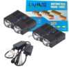 HJG Original Waymaker 2 LED New Model Slim Drive Dual Colour Fog Light Mini Drive Light Version 4 With Red Devil Eye And Wiring With Canbus For All Cars and Motorcycles (2Pcs) HJG Waymaker Foglight HJG New Model 2 LED