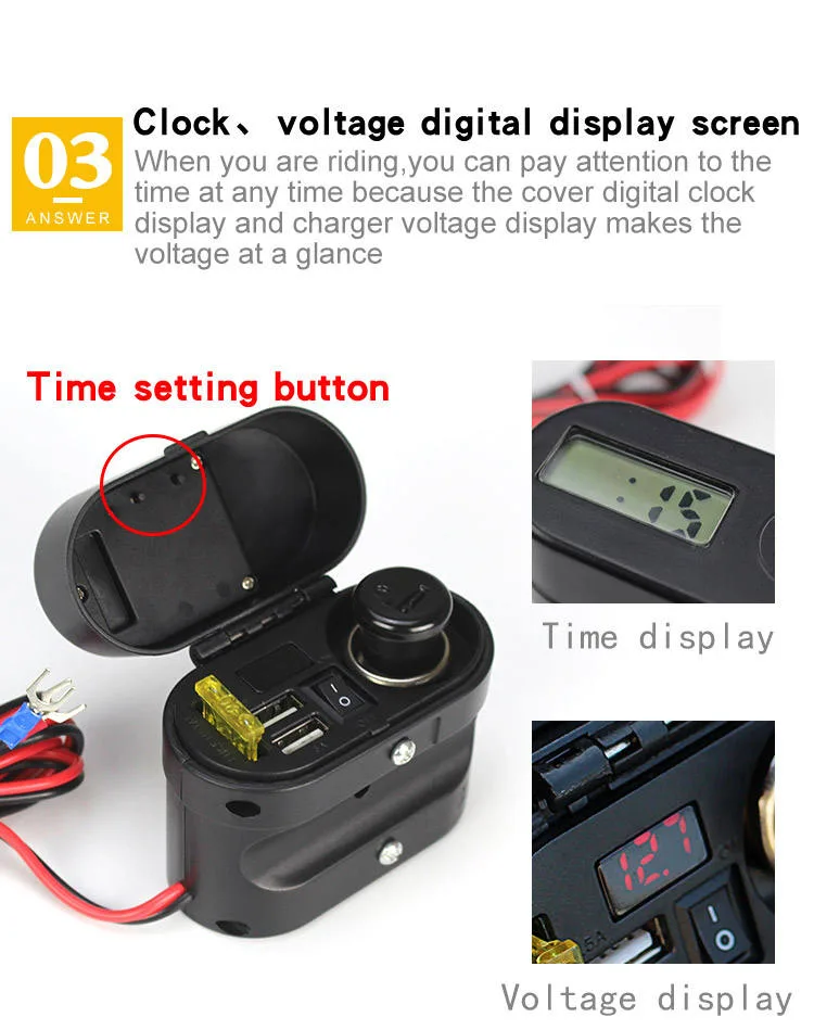 Universal Mobile Phone Charger used motorbike, motorcycle accessories motorcycle spare parts motorcycles 7 Universal Mobile Phone Charger used motorbike, motorcycle accessories motorcycle spare parts motorcycles - Image 7