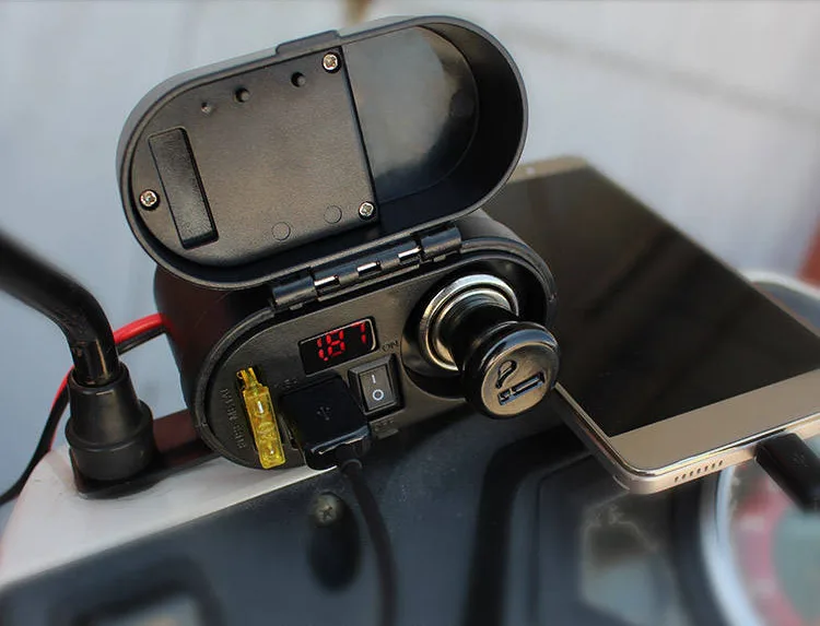 Universal Mobile Phone Charger used motorbike, motorcycle accessories motorcycle spare parts motorcycles 2 Universal Mobile Phone Charger used motorbike, motorcycle accessories motorcycle spare parts motorcycles - Image 2