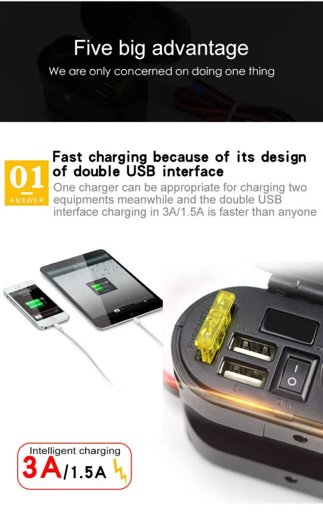 Universal Mobile Phone Charger used motorbike, motorcycle accessories motorcycle spare parts motorcycles 9 Universal Mobile Phone Charger used motorbike, motorcycle accessories motorcycle spare parts motorcycles - Image 9