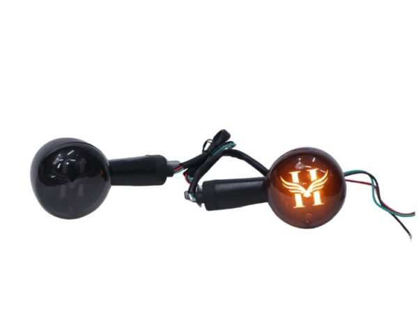 LED Indicator for Royal Enfield Hunter,BOSS STYLE ,RE BORN, HUNTER, Meteor 350,  Shotgun 650, Meteor 650 | Set of 4 - Image 2