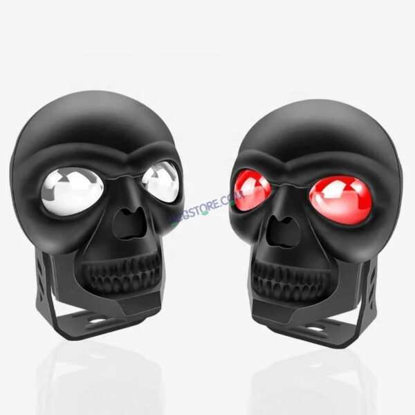 HJG Skull Red DRL Eye Foglight 120W Fog Light For Bike/Car/Thar/Jeep (Red Eye/Cool White/Yellow/Warm White, 120W) - Pack of 2 HJG New Model Skull Foglight, Pack of 2, Red DRL Skull - Image 7