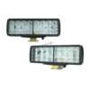 HJG 32 LED Rectangle Foglight Foglamp HJG Car Accessories Led Headlights Mini Driving Lights Led Fog Lights For Motorcycle Lights, Set of 2