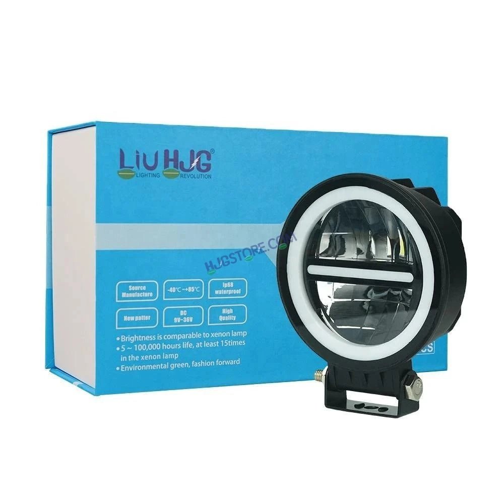 HJG Minus Foglight Foglamp Original 140W MINUS LIGHT Dual Color Yellow/White LED Fog Lights with Yellow Filter Cap for Bikes, Cars, Jeeps 5 HJG Minus Foglight Foglamp Original 140W MINUS LIGHT Dual Color Yellow/White LED Fog Lights with Yellow Filter Cap for Bikes, Cars, Jeeps - Image 5