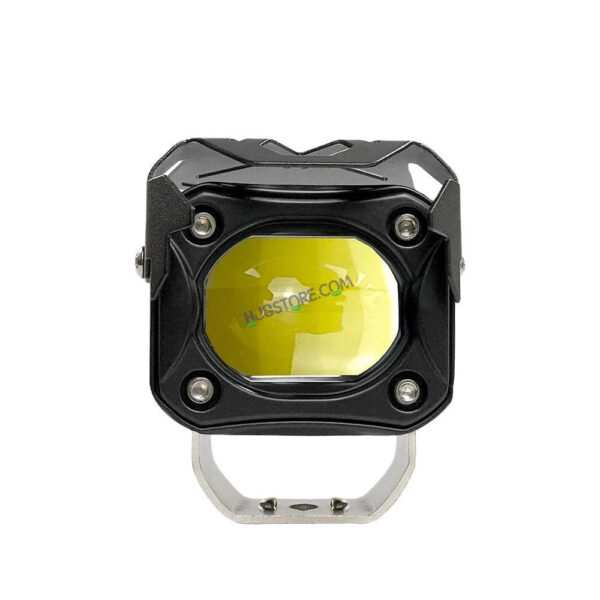 HJG Original Future Eyes 1 Foglight Mega Drive 60W Dual LED Dual Color Fog Light with Red DRL 60W Spot Foglight Ultra Wide Spot Light MEGA DRIVE For Bike/Car/Thar/Jeep/SUV/Universal (Red, Cool White, Yellow), Pack of 2 LIU HJG Future Eyes 1 Foglight - Image 6