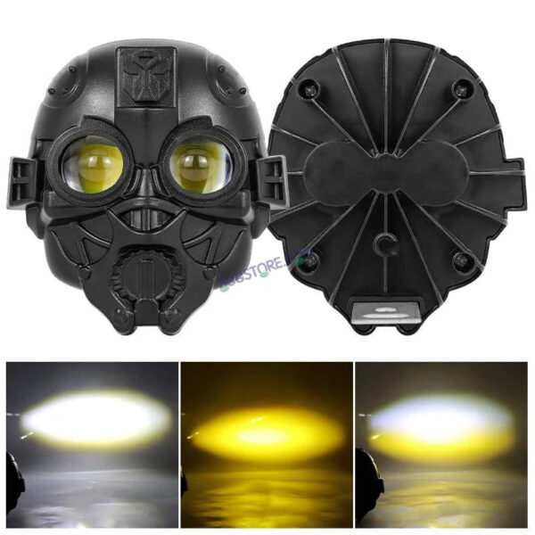 HJG Transformer New Model 40W Fog Light For Bike/Car/Thar/Jeep (Cool White/Yellow/Warm White, 40W each) - Pack of 1 HJG New Model Transformer Foglight - Image 5