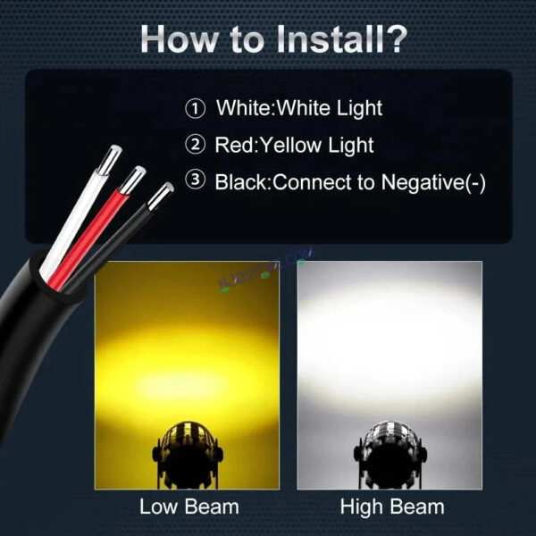 HJG Mini Devil Spot Light with Red DRL, White, Yellow Light Car Motorcycle Truck Off Road 20w Spot Fog Lights Driving Spotlight HJG Original Spot Light Fog light Devil Mini Drive, Pack of 2 - Image 5