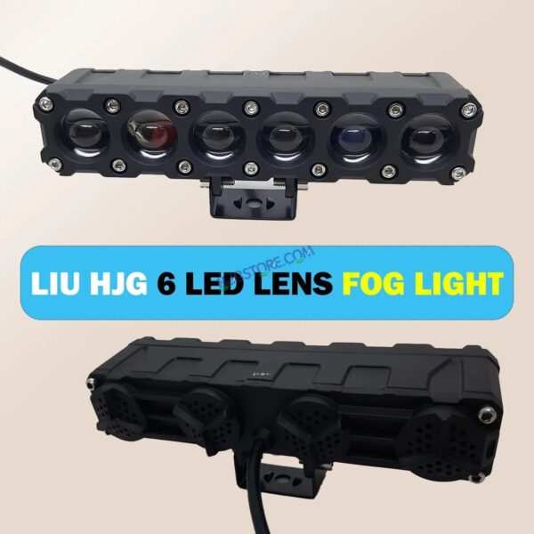 LIUHJG LIU HJG Future Eyes 6 Lens Heavy 180W 6 Lens MEGA DRIVE Fog Light For Bike/Car/Thar/Jeep ( Cool White, 90W each * 2 = 180W Total ) - Pack of 2 HJG Future Eyes 6 Lens - Image 3