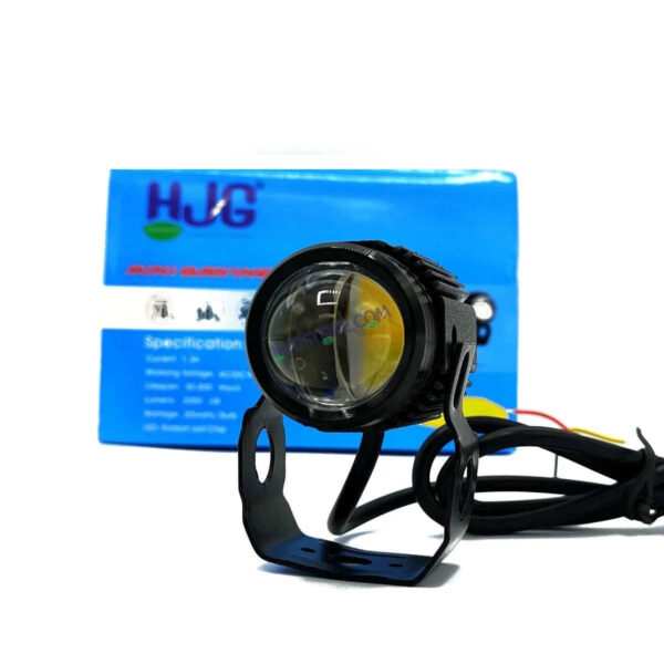 Original HJG Mini Drive LED Fog Light Bulb Lamp For Cars and Motorcycles Dual Color (White & Yellow) With Cooling Fan 2Pcs - Image 14