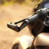 Motorcycle Lever Guard with Integrated Rear-View Mirrors – Universal Fit