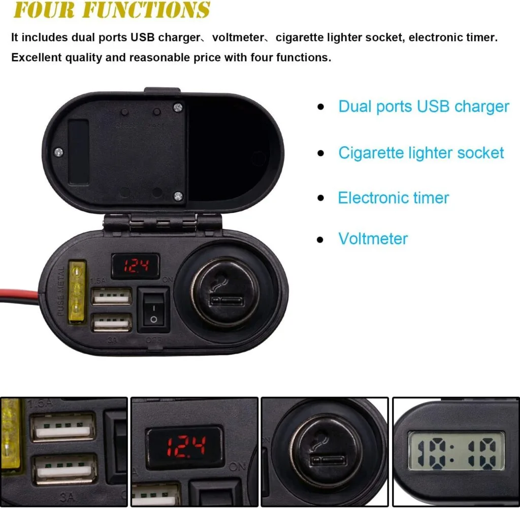 Universal Mobile Phone Charger used motorbike, motorcycle accessories motorcycle spare parts motorcycles 13 Universal Mobile Phone Charger used motorbike, motorcycle accessories motorcycle spare parts motorcycles - Image 13