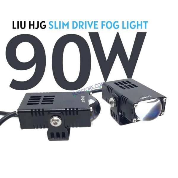 LIUHJG LIU HJG Waymaker Fog Light Dual Colour Fog Light Mini Drive Yellow White & Red Devil Eye Slim Drive Light Version 4 With Red Devil Eye And Wiring With Canbus Universal For All Cars and Motorcycles (2Pcs) HJG - Image 6