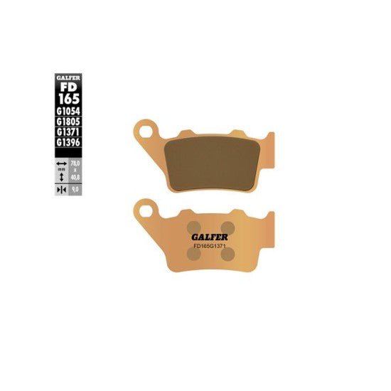 Sintered Brake Pads - Galfer FD165G1371 1 Sintered Brake Pads - Galfer FD165G1371