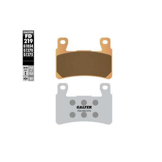 Sintered Brake Pads - Galfer FD219G1375 1 Sintered Brake Pads - Galfer FD219G1375