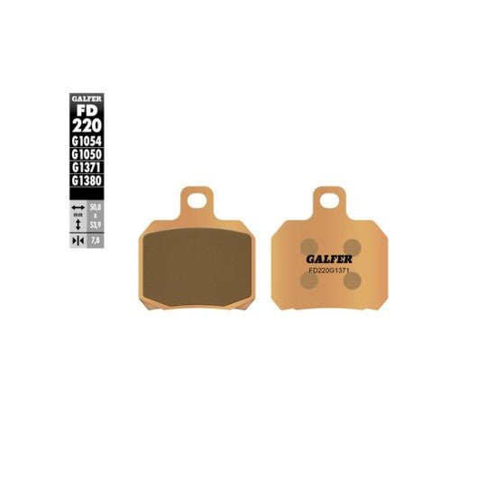 Sintered Brake Pads - Galfer FD220G1371 1 Sintered Brake Pads - Galfer FD220G1371