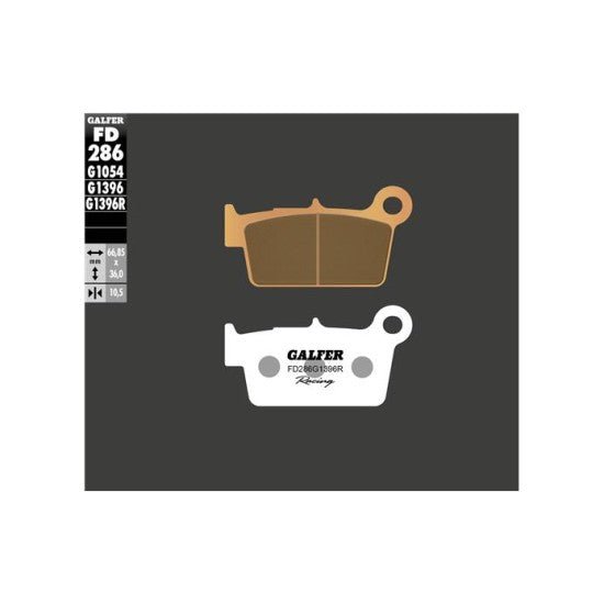 Sintered Brake Pads - Galfer FD286G1396R 1 Sintered Brake Pads - Galfer FD286G1396R