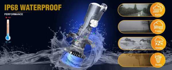 HJG H4 New Dual Y6 Condenser RTD Lens Dual Projector Lens Projector Lens LED Headlight Bulb for Bike | Hi/Lo Beam Headlight 12V-80V | 50W | 5000LM | 3 Pin Projector H4 Headlight with Fan | LIU HJG New Dual Y6 Condenser RTD Projector Lens H4 (Pack of 1) - Image 12