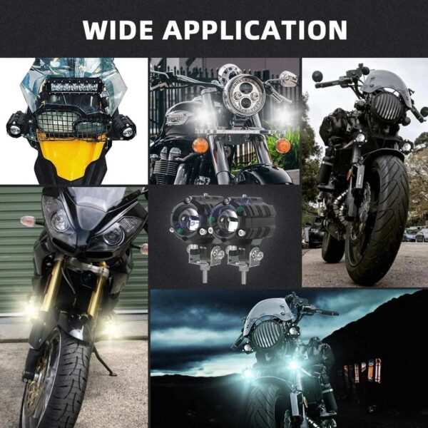 LIUHJG LIU HJG Heavy Mini Drive with Canbus LED Fog Light Bulb Lamp For Cars and Motorcycles Dual Color (White & Yellow) With Cooling Fan 2Pcs with Canbus Wiring - Image 9