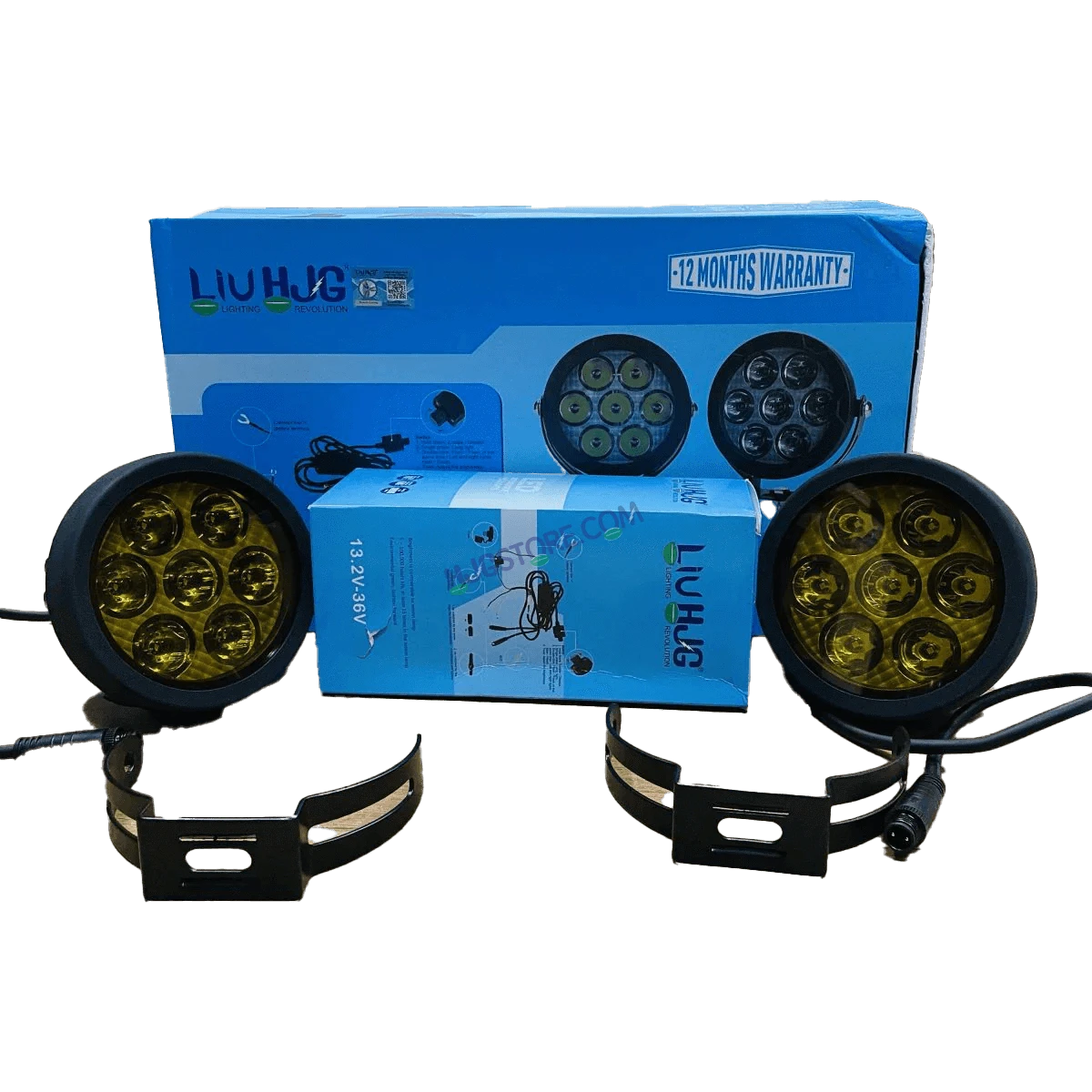 HJG Original 70W CREE 140W Dual Color Yellow/White LED Fog Lights with Wiring Harness Kit light Yellow Filter Cap Waterproof Light for Bikes, Cars, Jeeps Yellow Filter Cap 1 HJG Original 70W CREE 140W Dual Color Yellow/White LED Fog Lights with Wiring Harness Kit light Yellow Filter Cap Waterproof Light for Bikes, Cars, Jeeps Yellow Filter Cap