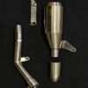 AEW Edge Free Flow Exhaust With Mid Pipe & Centre Stand Bracket For Himalayan 450 / Guerrilla 450