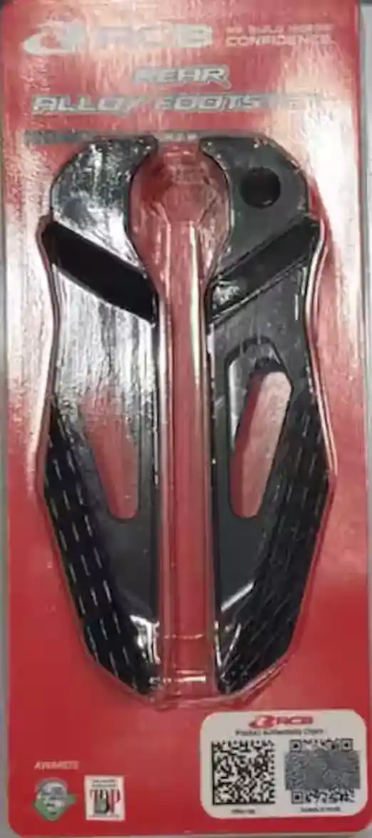 RCB ALLOY REAR FOOTSTEP AEROX 155 01FS011 (BLUE) 2 RCB ALLOY REAR FOOTSTEP AEROX 155 01FS011 (BLUE) - Image 2