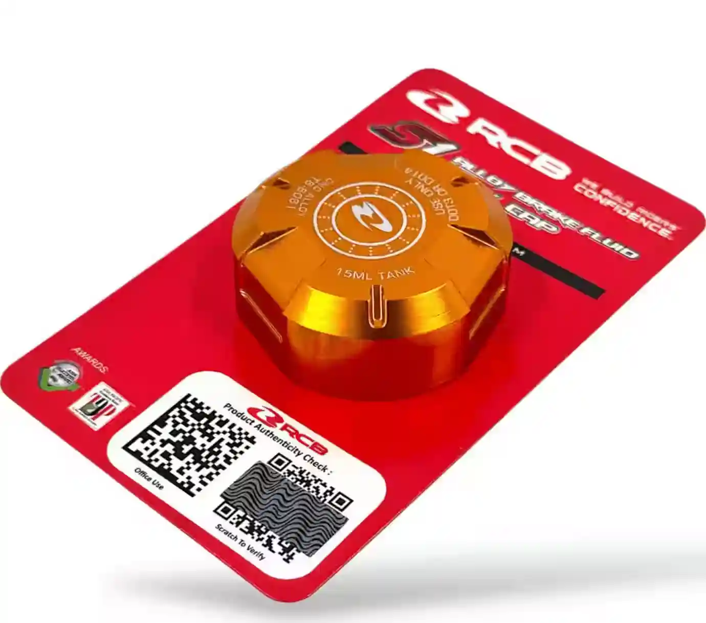 RCB S1 ALLOY BRAKE FLUID TANK CAP 15 ml 01BF004 ( SILVER ) 4 RCB S1 ALLOY BRAKE FLUID TANK CAP 15 ml 01BF004 ( SILVER ) - Image 4