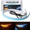 Checkout Page 9 60 CM Flexible White AUDI LIGHT Daytime Running Light For Cars & Bikes with Matrix Yellow Indicator with Turn Sequential Flow (60 cm, Set of 2 Pieces)