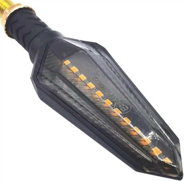 Motorcycle Turn Signals Indicator Amber Light Blinker 12V M10