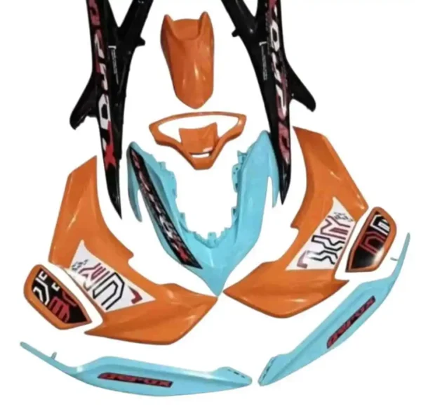 YAMAHA AEROX ACCESSORIES YAMAHA AEROX FAIRING KITS ( WHITE BLUE ) - Image 5