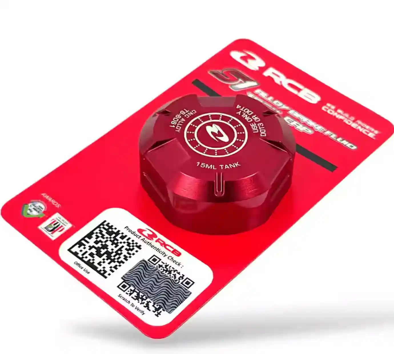 RCB S1 ALLOY BRAKE FLUID TANK CAP 15 ml 01BF004 ( SILVER ) 5 RCB S1 ALLOY BRAKE FLUID TANK CAP 15 ml 01BF004 ( SILVER ) - Image 5