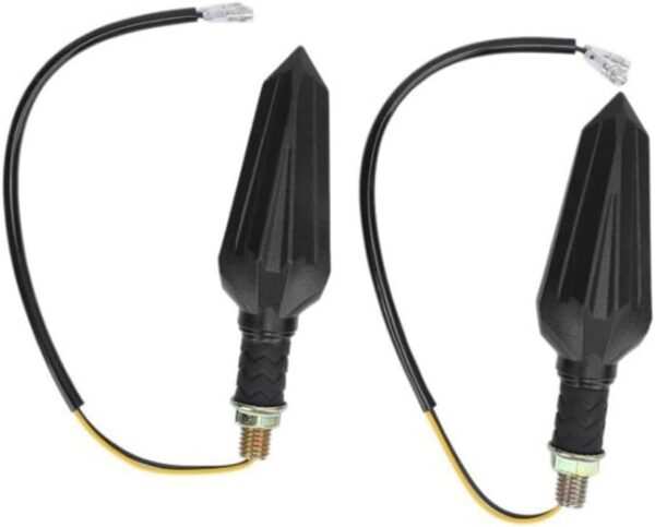 Motorcycle Turn Signals Indicator Amber Light Blinker 12V M10 - Image 3