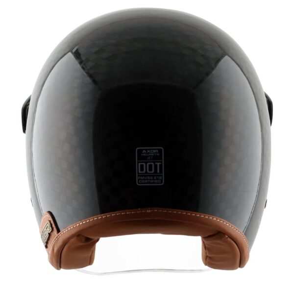 Axor Jet Carbon Big Checks helmet with bubble visor - Image 3