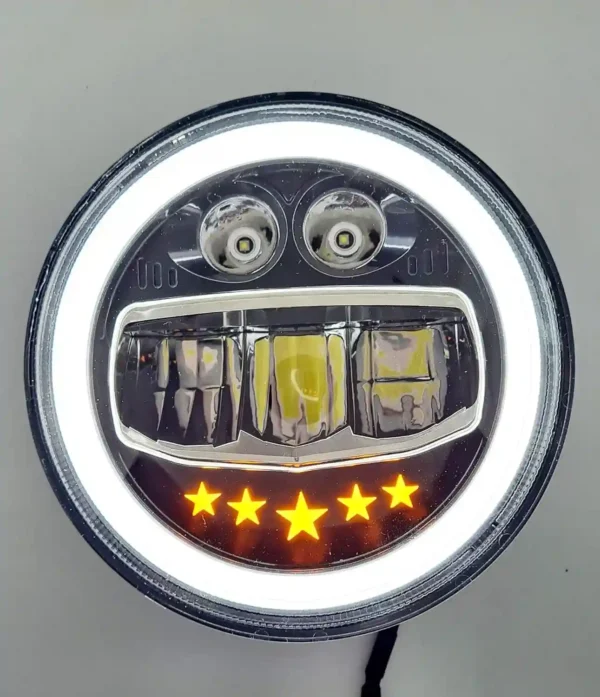 Star LED Headlight For Bike and Car Operating Voltage 12V-80V; 75W