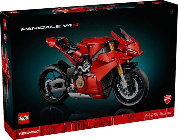 Technic Ducati Panigale V4 S Motorcycle Model Building Set 42202 Building Kit (1603 Pieces) - Image 7