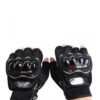 Probiker Mesh Half Finger Motorcycle Racing Gloves (Black, Large)