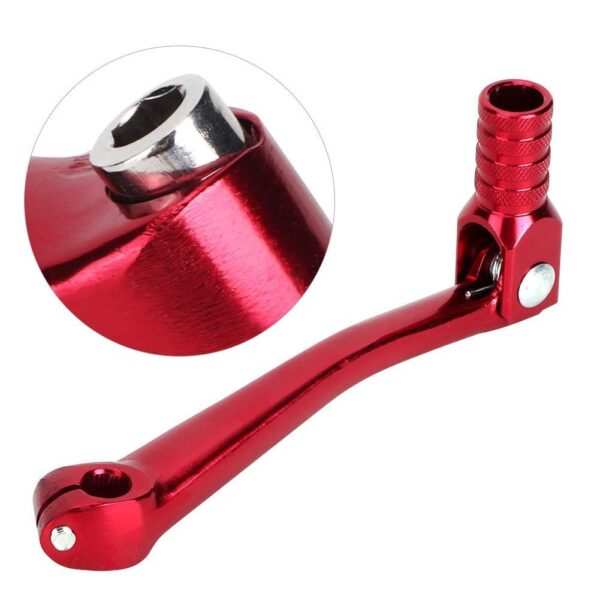 Motorcycle Gear Shift Pedal Lever, Universal CNC Aluminum Alloy Folding Heel Toe Gear Shifter Lever - Image 5