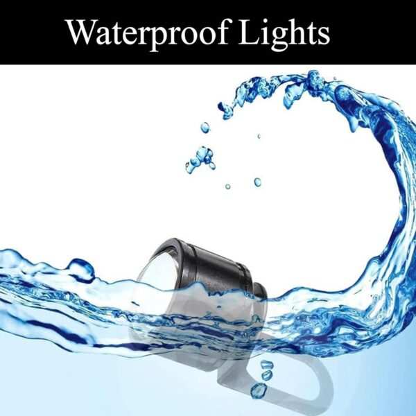 Strobe Light for Bike 12V DC Waterproof Motorcycle LED Strobe Lights Motorcycle LED Flash Warning Brake Light Lamp Compatible with Motorbikes, Scooters (1 Pair, Red/Blue) - Image 8