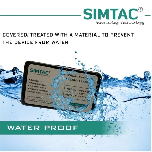 Simtac universal multimode hazard flasher (UV4W-SL6) 2 Simtac universal multimode hazard flasher (UV4W-SL6) - Image 2