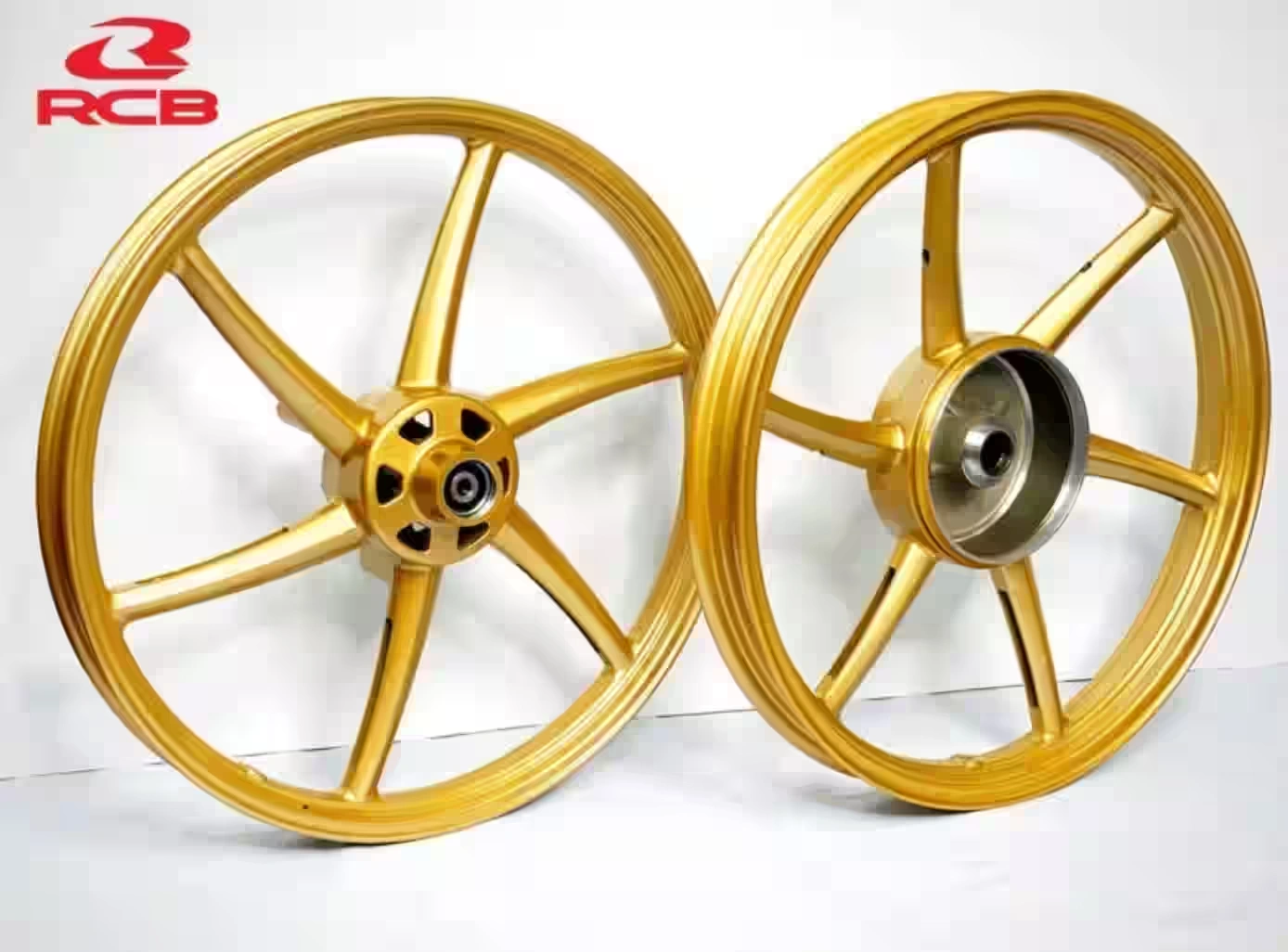 RCB SPORT RIM SP522 AEROX GOLDEN F-140*17 R-160*17 (W/BEARING) 01S0460G 1 RCB SPORT RIM SP522 AEROX GOLDEN F-140*17 R-160*17 (W/BEARING) 01S0460G