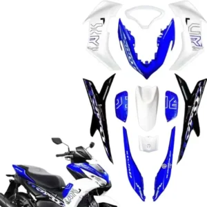 YAMAHA AEROX ACCESSORIES YAMAHA AEROX FAIRING KITS ( WHITE BLUE )