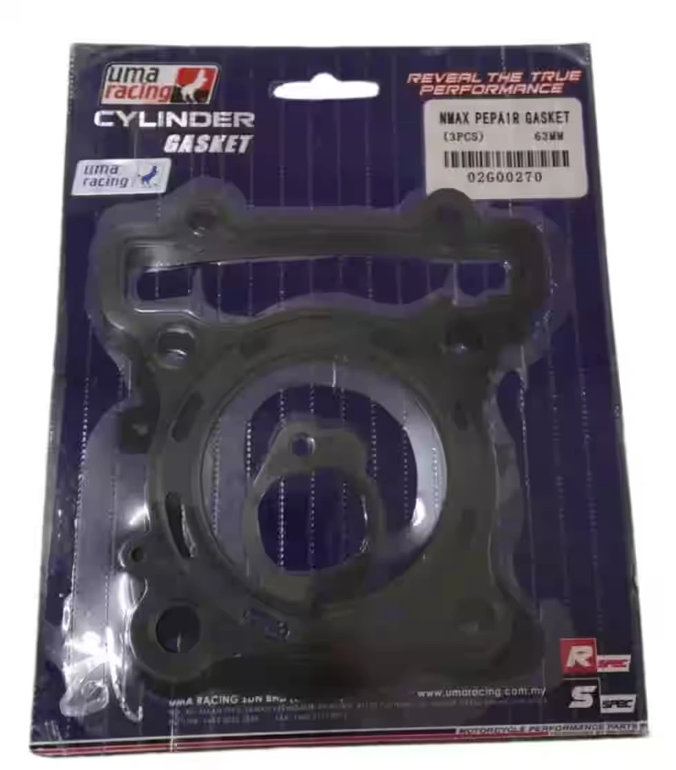 UUMA RACING REPAIR GASKET KIT SET OF 3 PCS - AEROX 155 63mm CYLINDER KIT 02G00270 1 UUMA RACING REPAIR GASKET KIT SET OF 3 PCS - AEROX 155 63mm CYLINDER KIT 02G00270