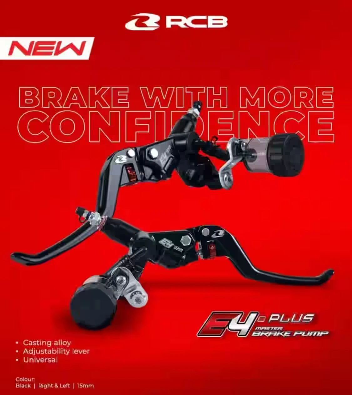 RCB MASTER BRAKE PUMP E4+ RH 15MM - BK 01BP063B 1 RCB MASTER BRAKE PUMP E4+ RH 15MM - BK 01BP063B