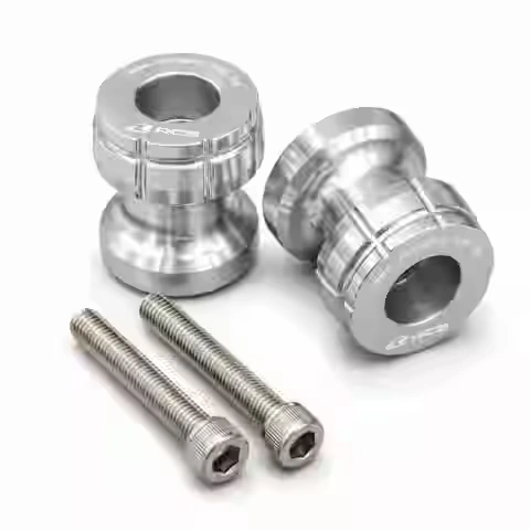 RCB KAWASAKI(M10) SWING ARM SPOOLS 01S0386 (01S0386S SILVER) 1 RCB KAWASAKI(M10) SWING ARM SPOOLS 01S0386 (01S0386S SILVER)