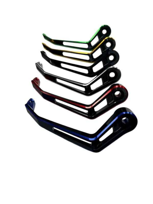 MOTORCYCLE ACCESSORIES INDIA MOTORYCLE CNC LEVER GUARD PREMIUM QUALITY FOR SUPERBIKES ( BLACK ) - Image 2