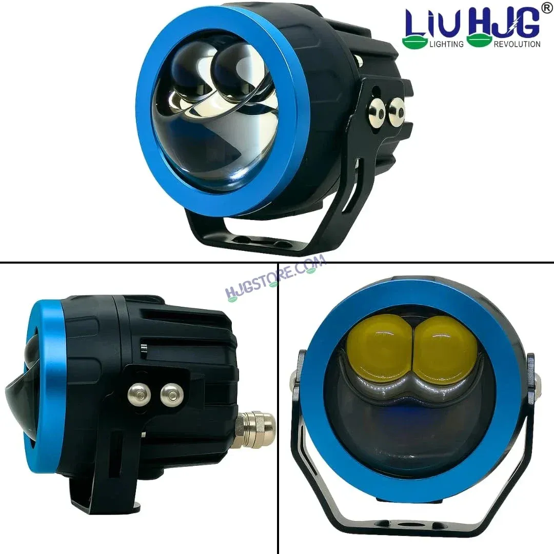 HJG Terminator 2 Projector Foglight 100W with Laser Spot and Wide Spread Red DRL/White/Yellow/Warm White Light 100W Foglight Ultra Wide Dual Intensity LED Driving Fog Lights 3000K/4300K/6500K Universal For All Cars & Bikes LIU HJG Terminator 2 Bi Foglight 6 HJG Terminator 2 Projector Foglight 100W with Laser Spot and Wide Spread Red DRL/White/Yellow/Warm White Light 100W Foglight Ultra Wide Dual Intensity LED Driving Fog Lights 3000K/4300K/6500K Universal For All Cars & Bikes LIU HJG Terminator 2 Bi Foglight - Image 6