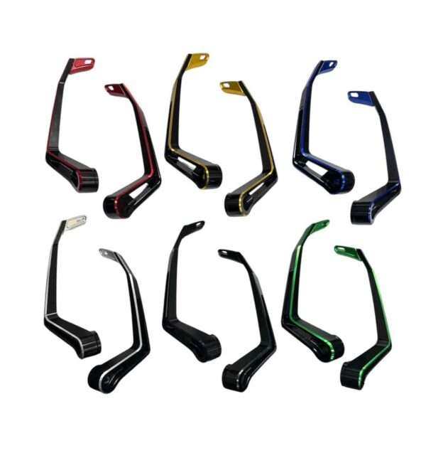 MOTORCYCLE ACCESSORIES INDIA MOTORYCLE CNC LEVER GUARD PREMIUM QUALITY FOR SUPERBIKES ( BLACK )