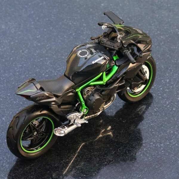 Kawasaki Ninja H2R Scale Model bike collectible - Image 7