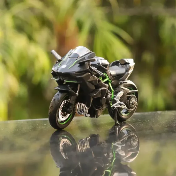 Kawasaki Ninja H2R Scale Model bike collectible - Image 6